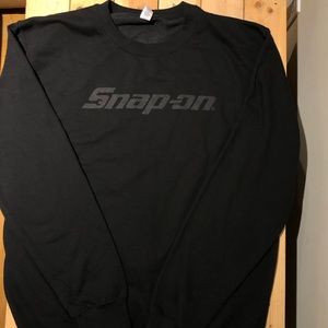 Snap-on Crewneck Sweatshirt, men’s size large